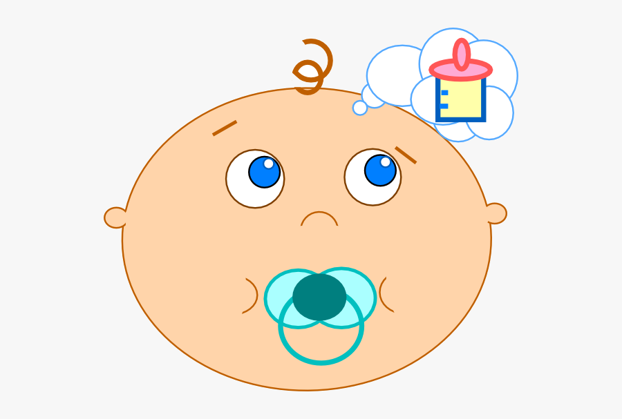 Hungry Face Drawing Nose Transparent Image Clipart - Baby Hungry Clipart, Transparent Clipart
