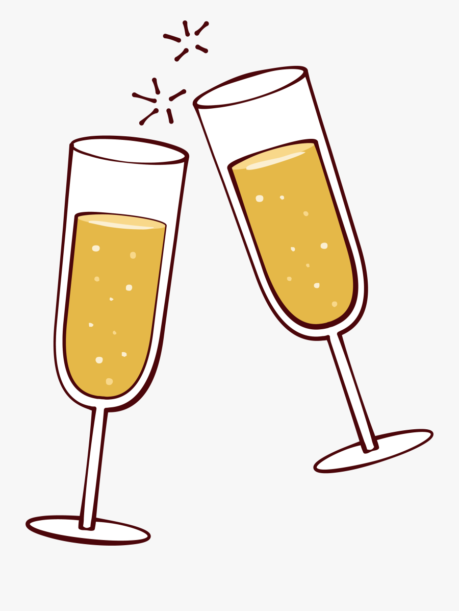 Wine Glass Clip Art - Cheers Clipart Png, Transparent Clipart