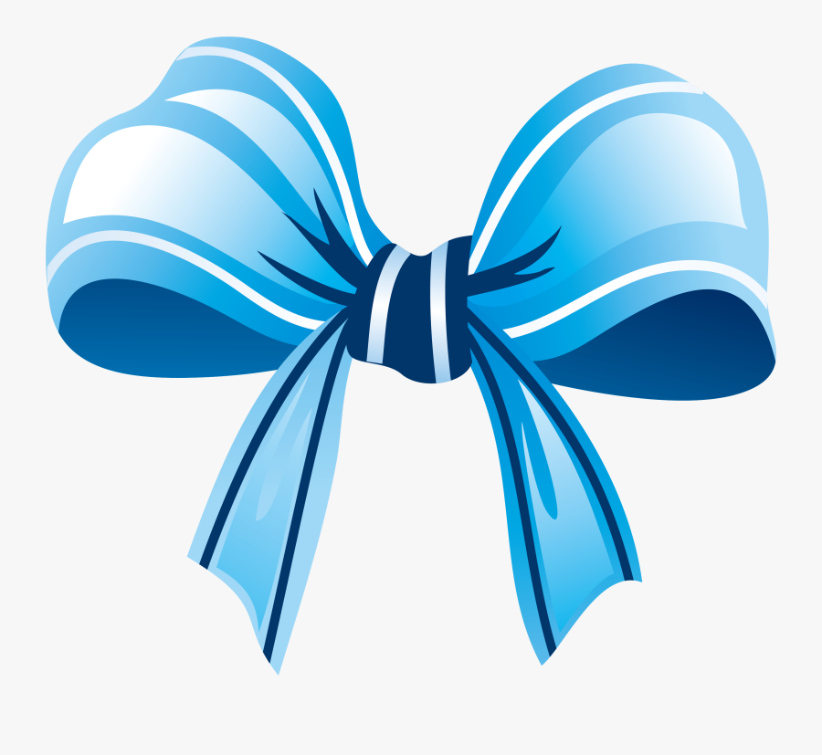 Bow Tie Blue Ribbon Clip Art - Blue Ribbon Clipart Png, Transparent Clipart