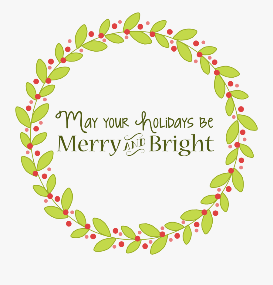 Clip Art Png Royalty Library Techflourish - Merry And Bright Christmas, Transparent Clipart