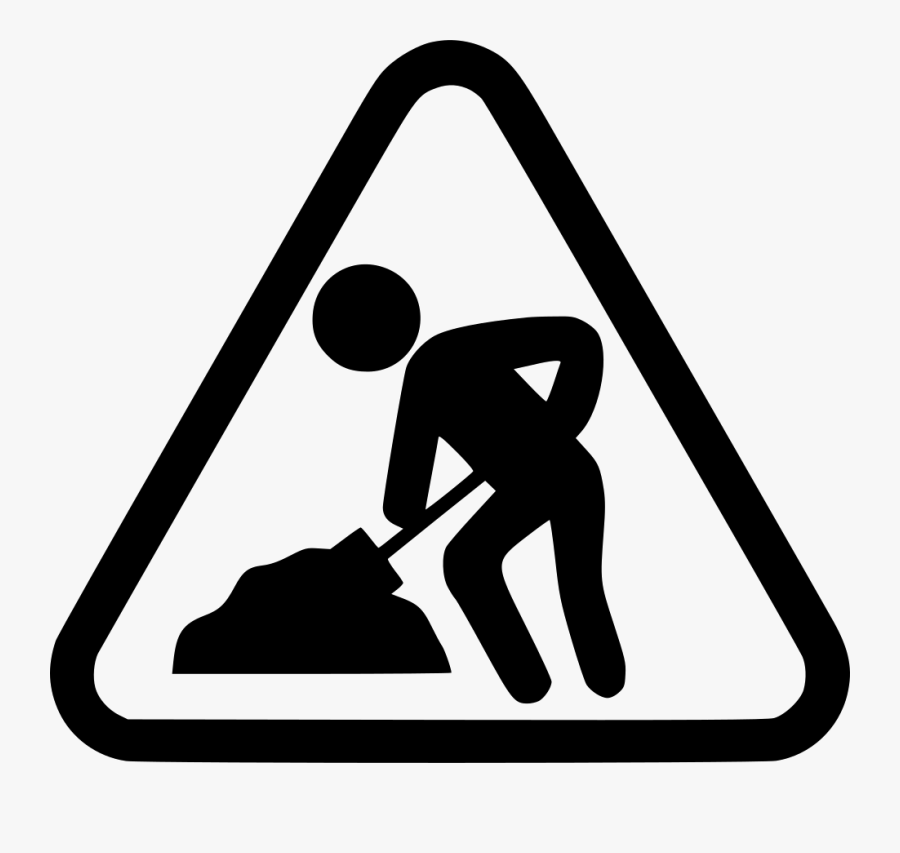 Under Construction Png Construction Clipart Black And - Work In Progress Svg, Transparent Clipart