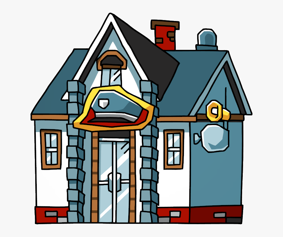 Scribblenauts Wiki Fandom Powered - Police Station Cartoon Png, Transparent Clipart