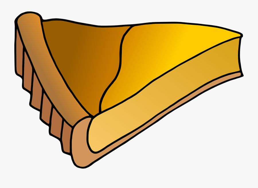 Slice Of Pies Clipart - Lemon Tart Clip Art, Transparent Clipart