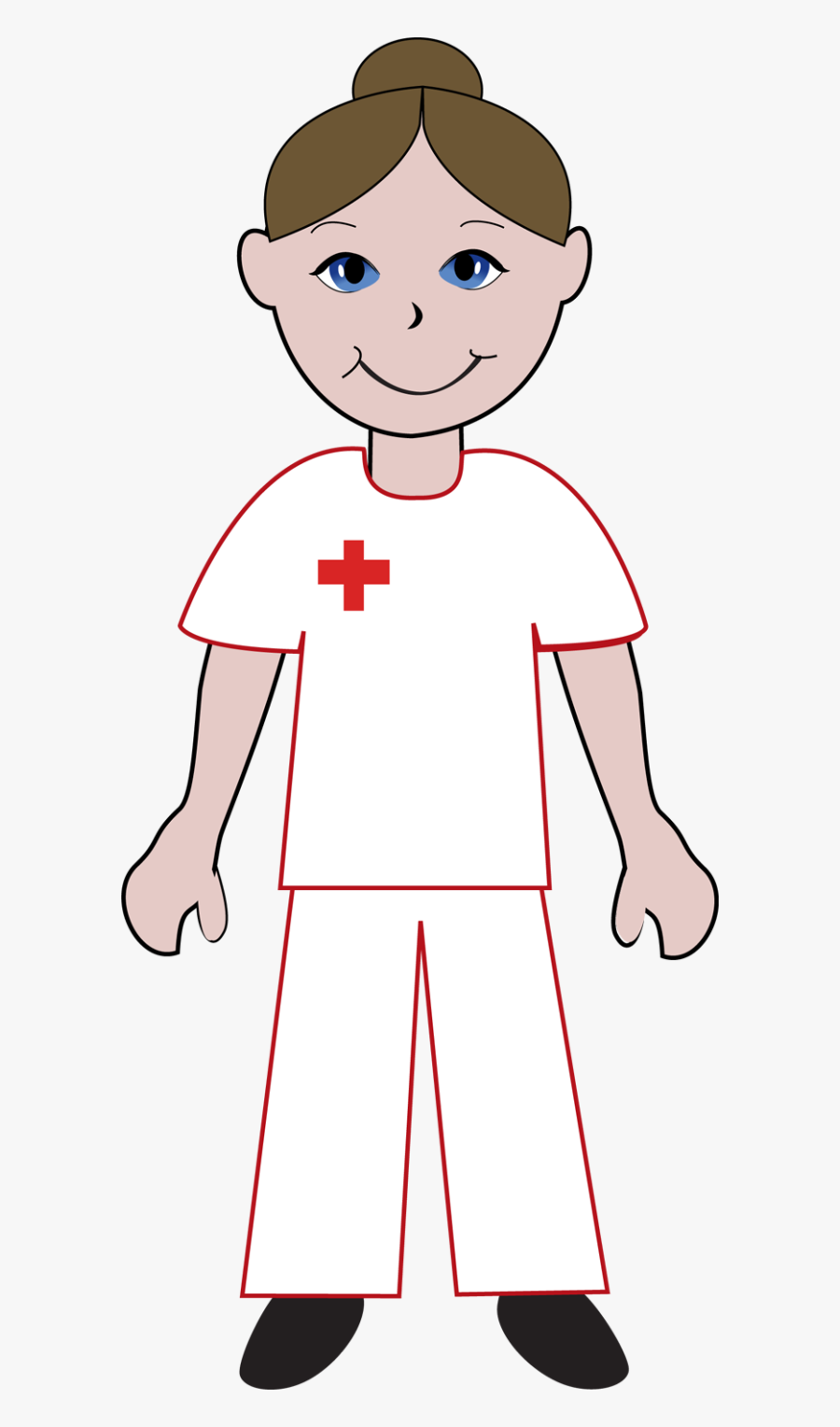 Boy Nurse Clipart Black And White, Transparent Clipart