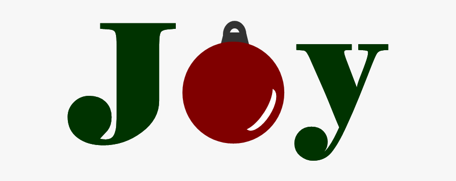 Joy Christmas Clipart Holiday Word Art ~ Joy - Christmas Joy Clipart Black And White, Transparent Clipart