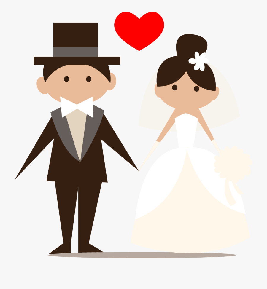 Wedding Png Transparent Free Images Png Only - Wedding Couple Vector Png, Transparent Clipart