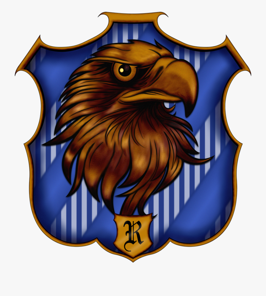 Clipart Ravens Harry Potter - Ravenclaw Crest, Transparent Clipart