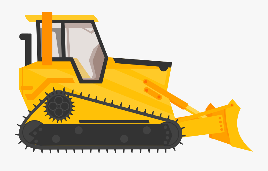 Construction Clipart For Download - Bulldozer Construction Truck Clipart, Transparent Clipart