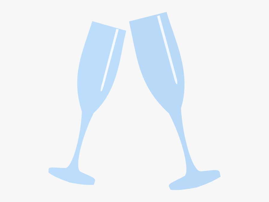Champagne Glass Pink Png Clip Art - Blue Champagne Glass Clipart, Transparent Clipart