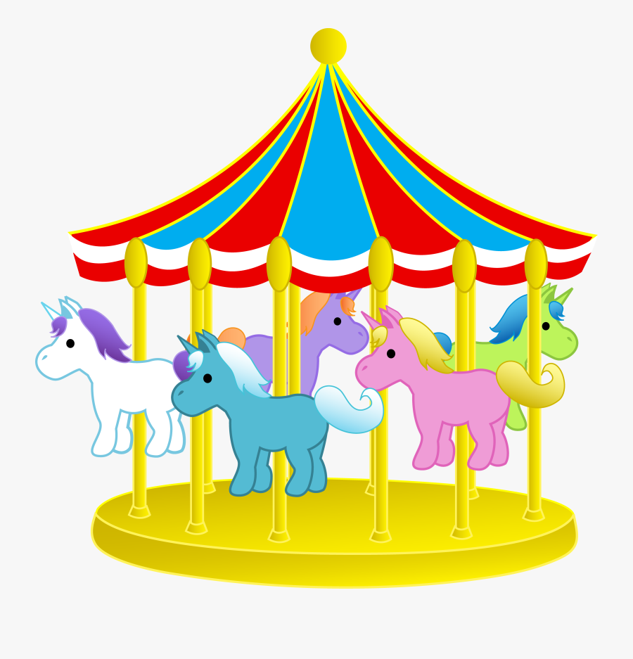 Amusement Park Clipart Free To Use Clip Art Resource - Clipart Carousel, Transparent Clipart