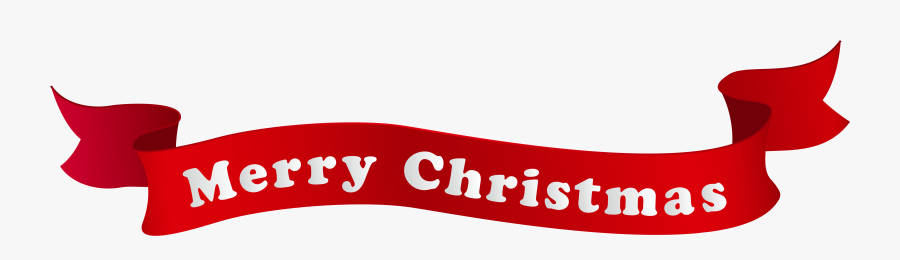 Merry Christmas Clip Art Banner Merry Christmas And - Merry Christmas Banner Png, Transparent Clipart
