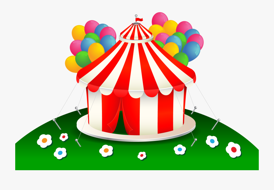 Park Free To Use Clipart - Fondo De Imagen De Circo, Transparent Clipart
