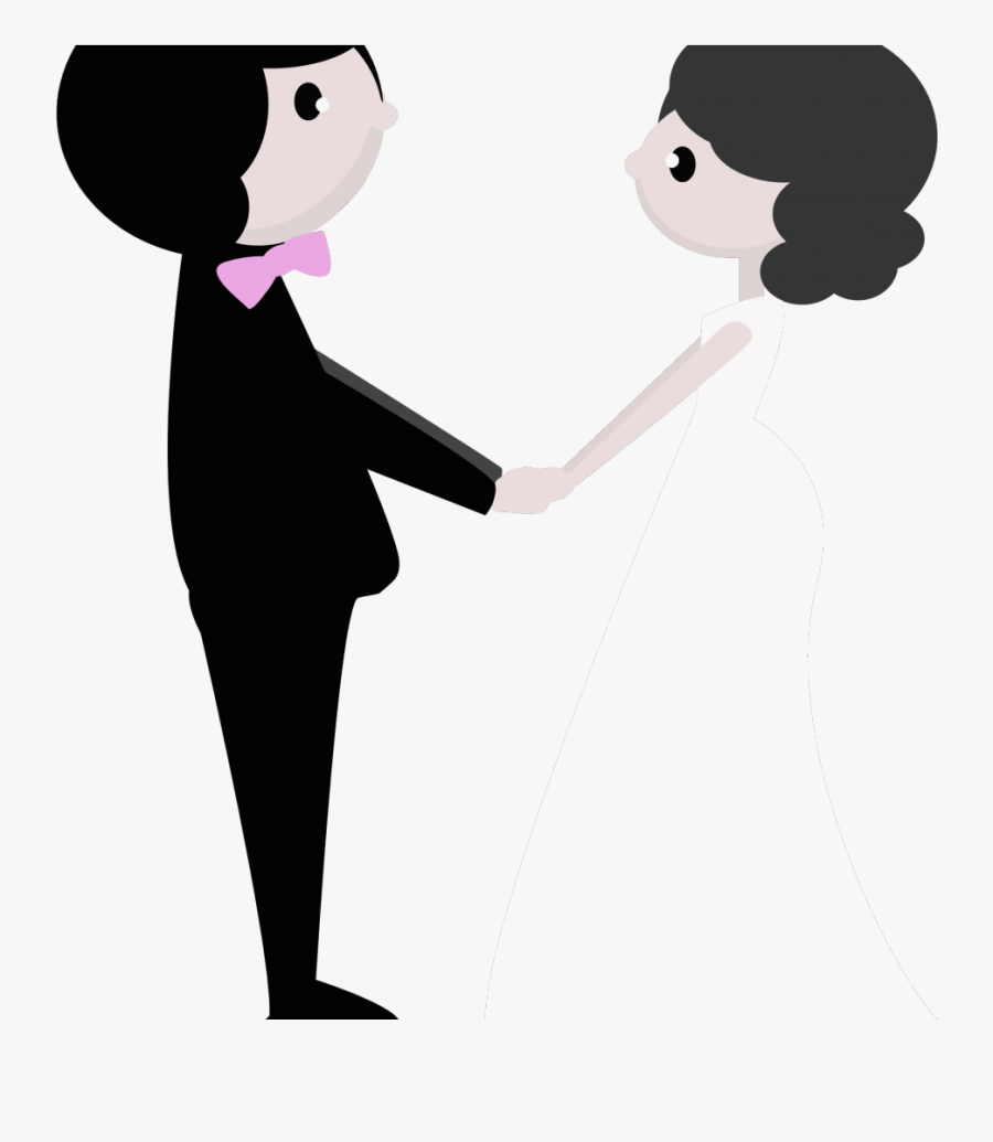 Wedding Clipart No Background Gambar Pernikahan Kartun Hitam Putih Free Transparent Clipart Clipartkey