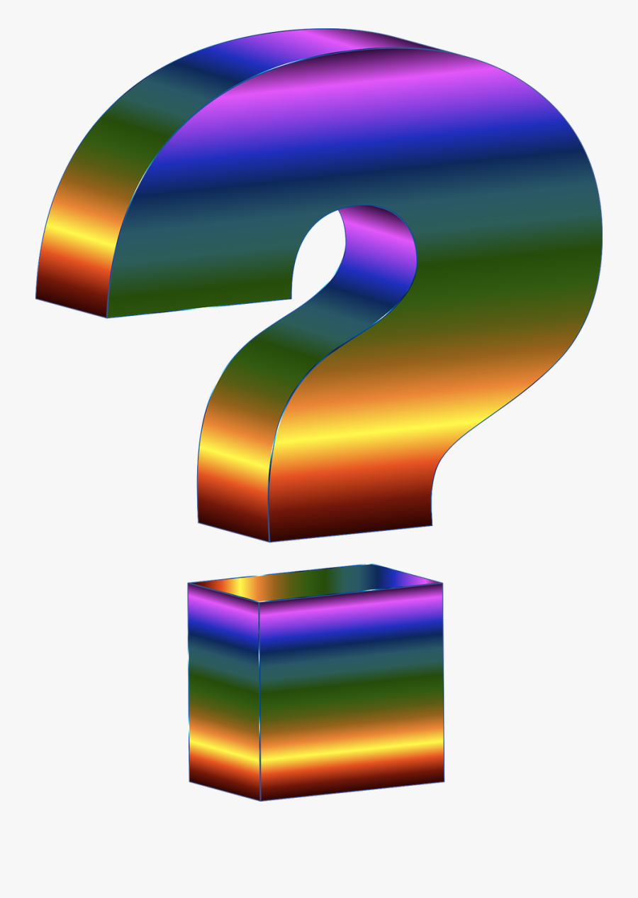 Prismatic Eye Lightning Bolt Clipart - Question Mark Gif Png, Transparent Clipart