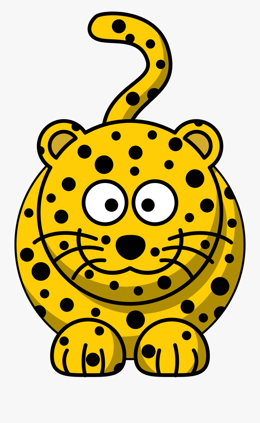 Cartoon Leopard Jpg Freeuse Library - Dibujos De Leopardo Animados, Transparent Clipart