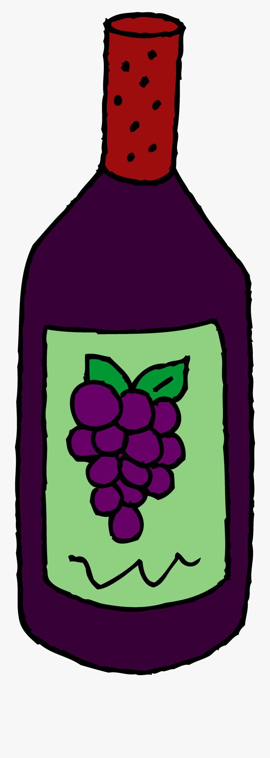 Grape Juice Bottle Clipart, Transparent Clipart