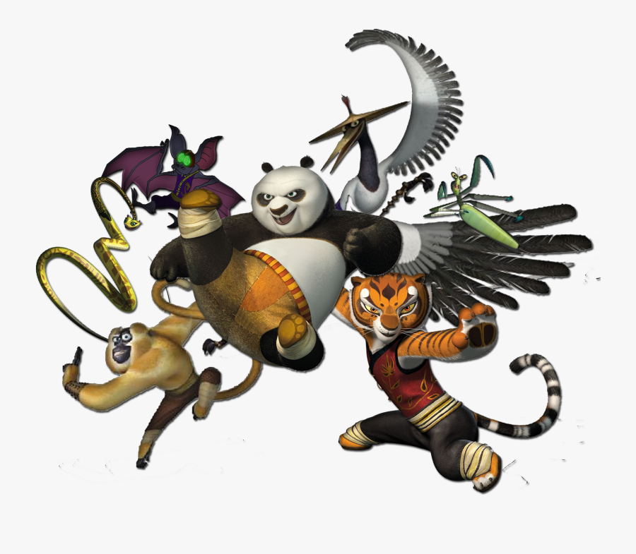 Kung Fu Panda Png Clipart Background - Kung Fu Panda En Png, Transparent Clipart