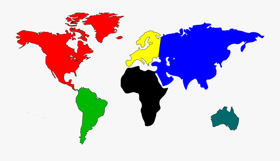 World Map Clip Art Free Clipart Images - Continents Clipart, Transparent Clipart