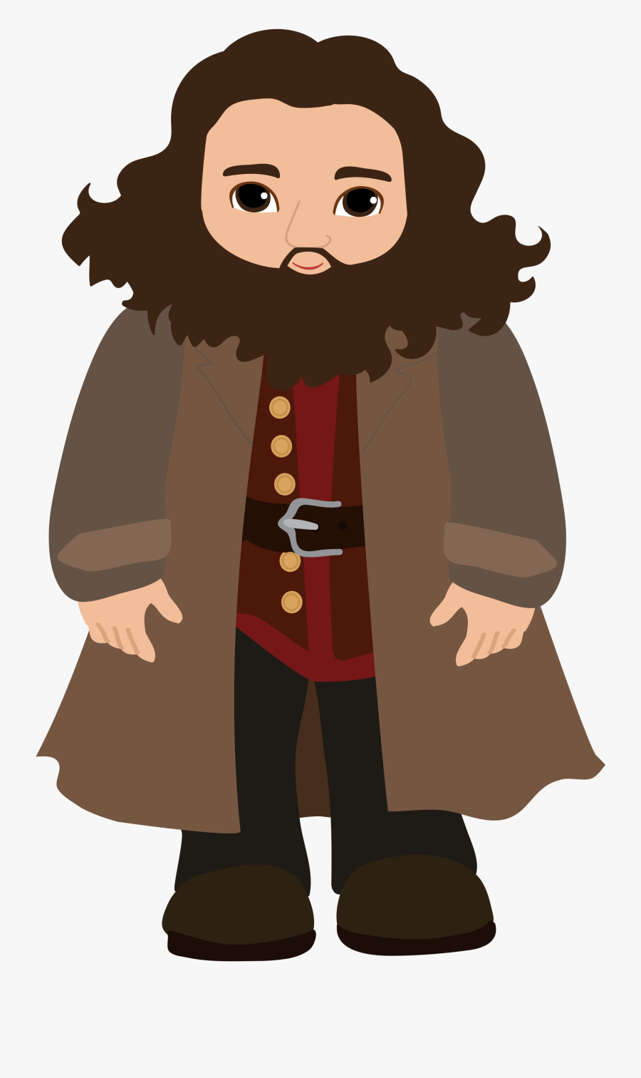 Harry Potter Hagrid Cartoon , Free Transparent Clipart - ClipartKey