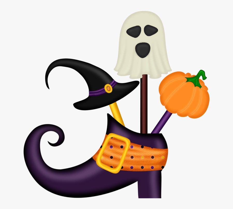 Halloween Decorations Clipart - Clip Art Halloween Witch, Transparent Clipart