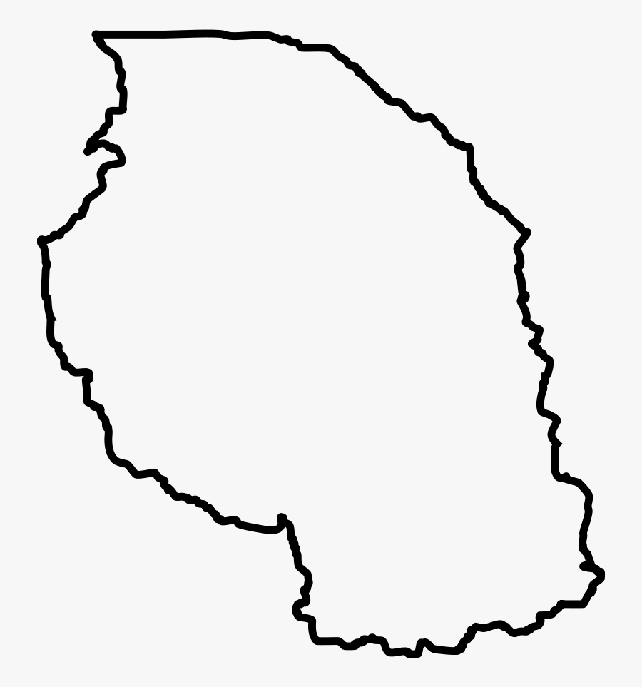 Map-tanzania - Tanzania Map Clipart, Transparent Clipart