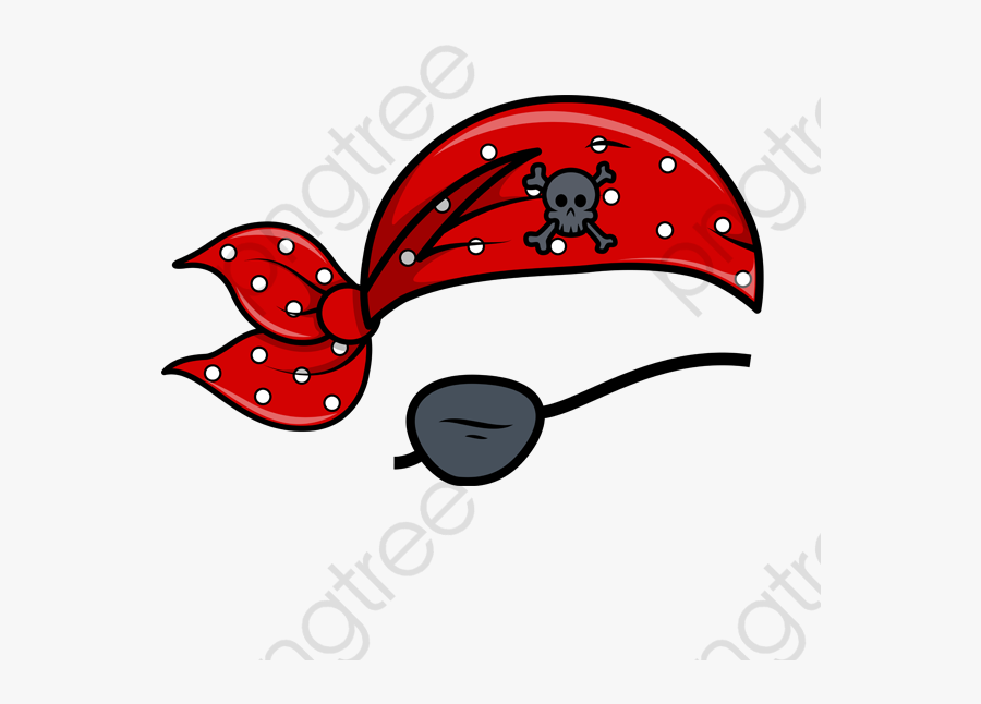 Pirate Scarf - Pirata Png, Transparent Clipart