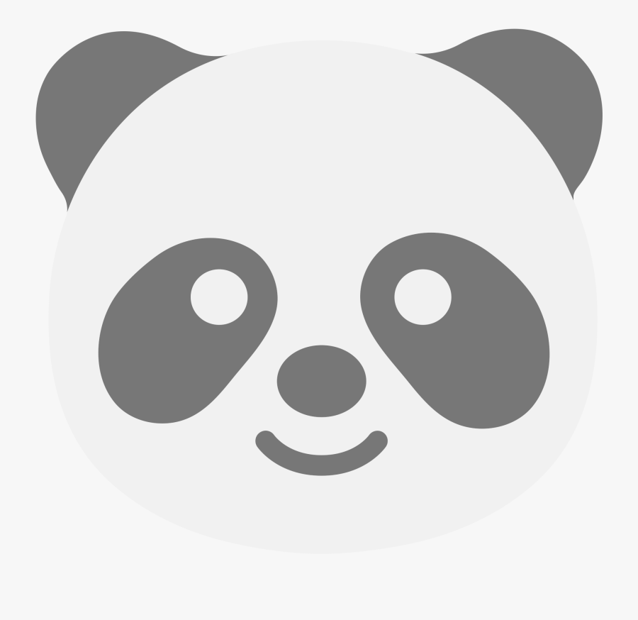 Collection Of Free Emoji - Panda Emoji Coloring Pages, Transparent Clipart