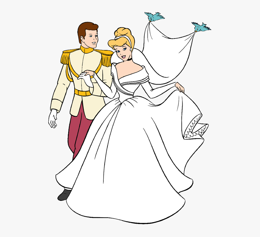 Disney Princess Wedding Clipart, Transparent Clipart