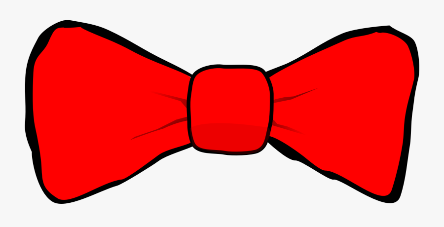 Transparent Bow Tie Clipart Png - Red Bow Tie Cartoon, Transparent Clipart