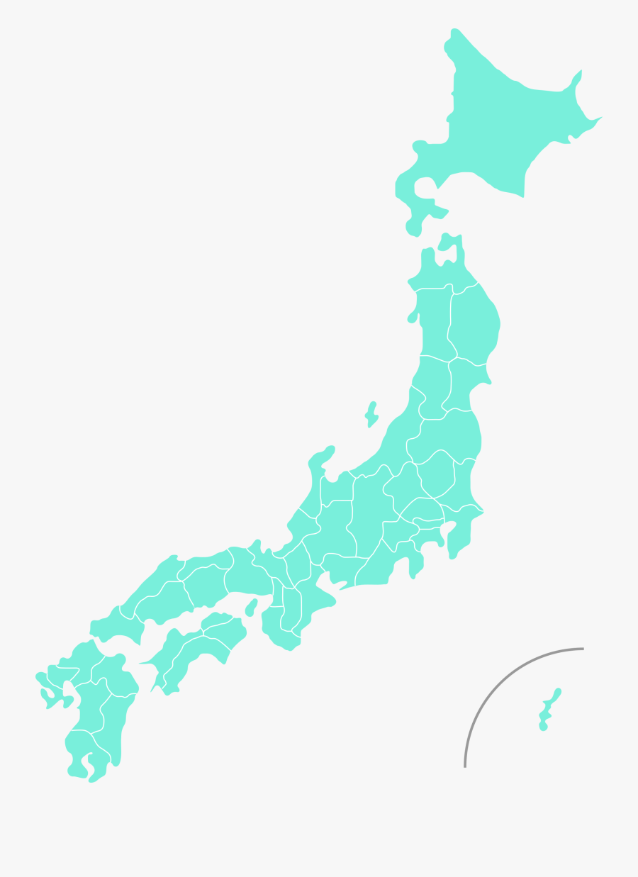 Map,area,sky - Silhouette Of Japan, Transparent Clipart