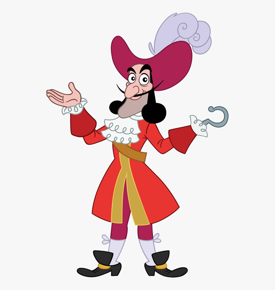 Jake The Never Land Pirates Clipart - Captain Hook Clip Art, Transparent Clipart