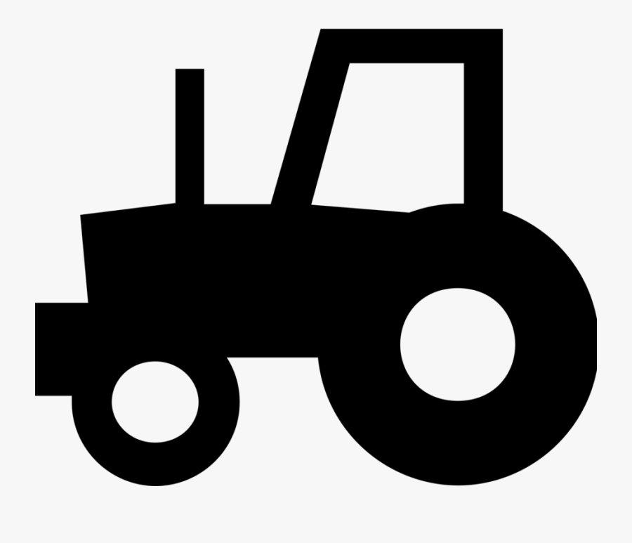 Tractor - Tractor Silhouette, Transparent Clipart
