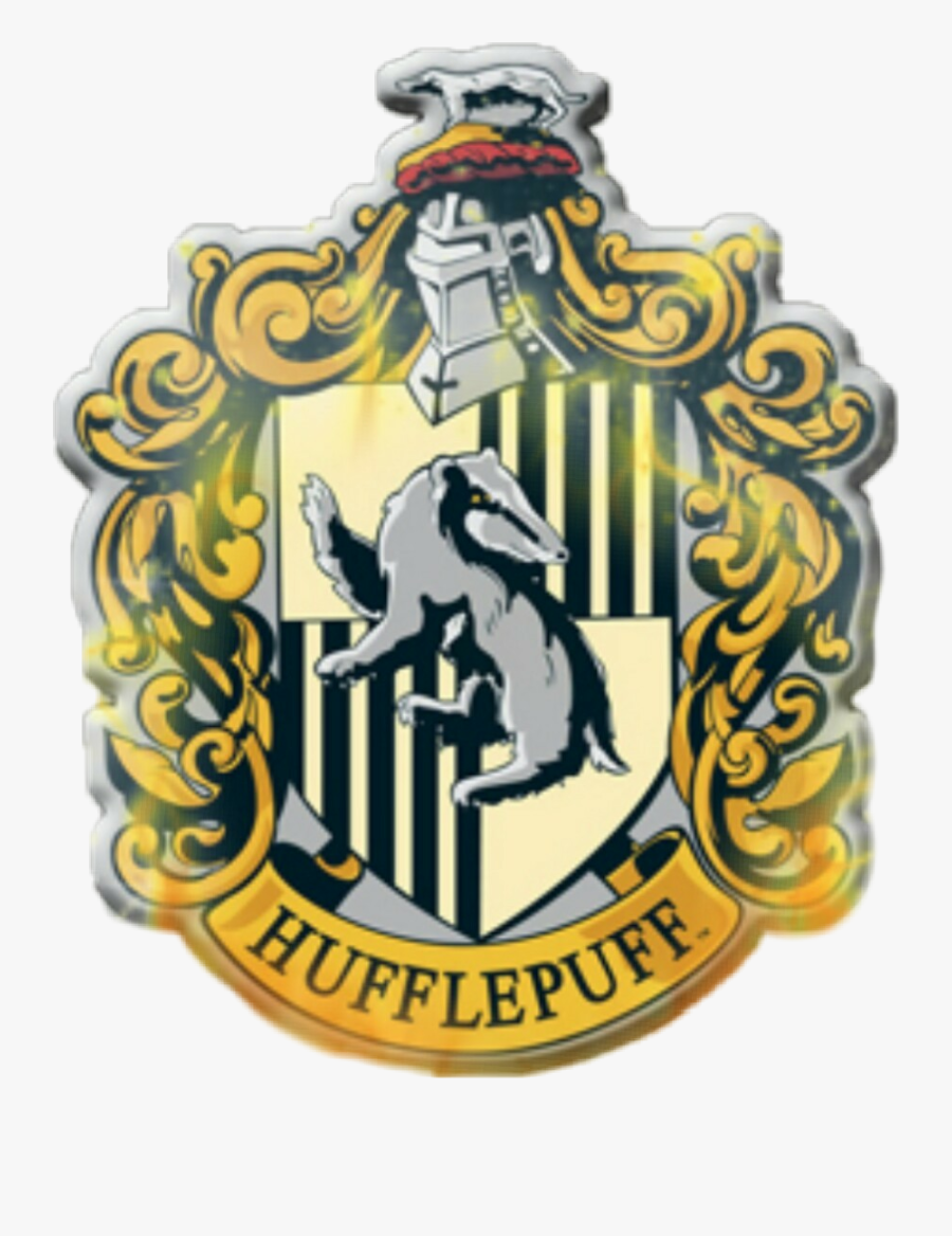 #hufflepuff #howgarts #harrypotter #harry #potter - Hufflepuff Crest Transparent Background, Transparent Clipart