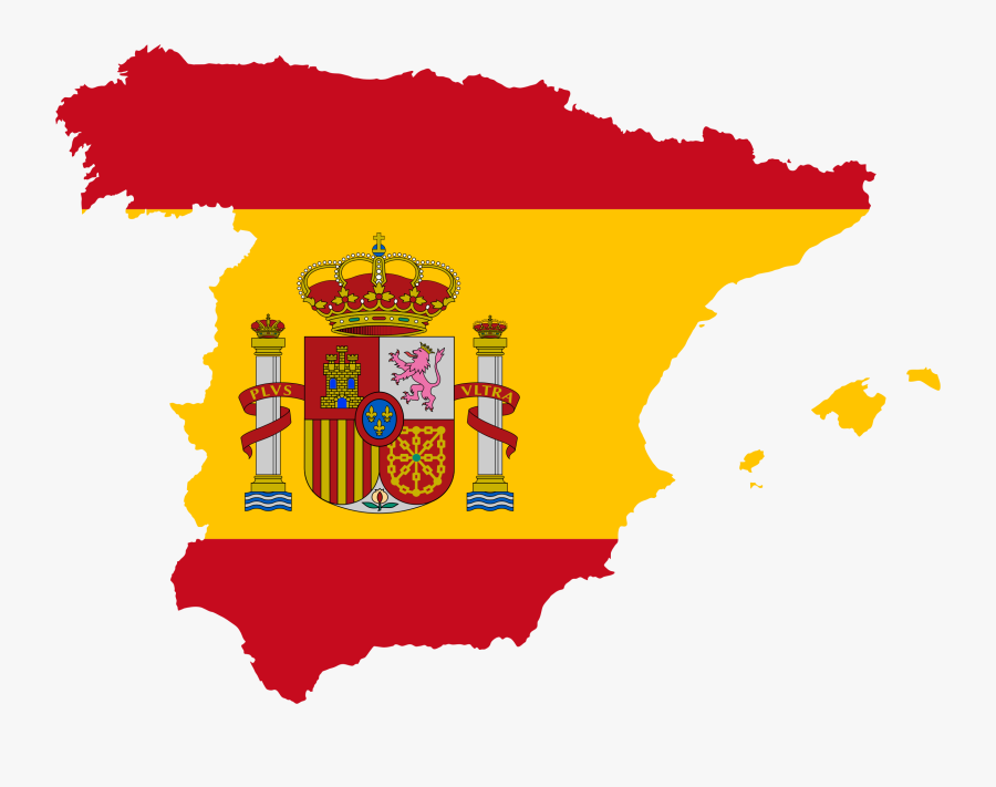 Thumb Image - Spain Map Flag Clipart, Transparent Clipart