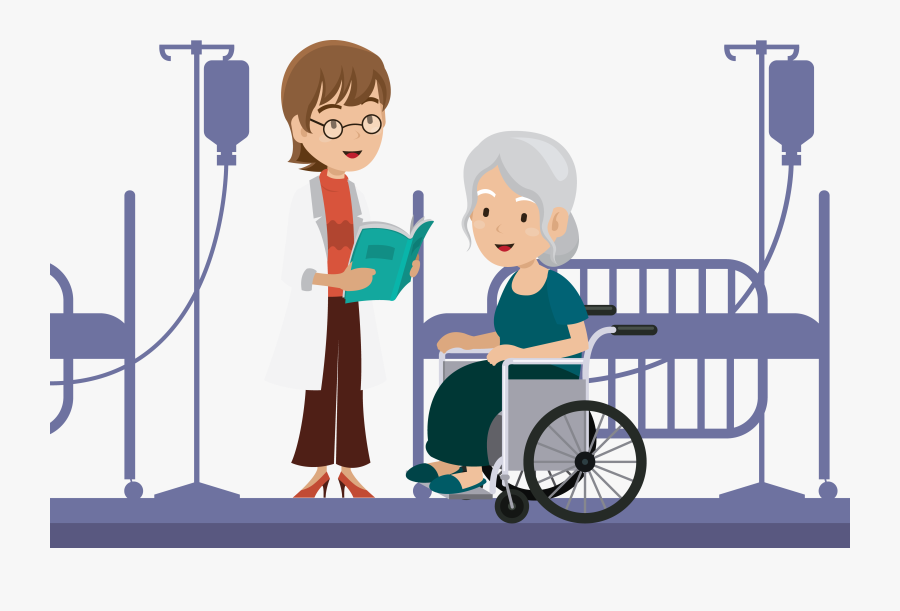 Physician Clip Art - Doctor And Patient Clipart, Transparent Clipart