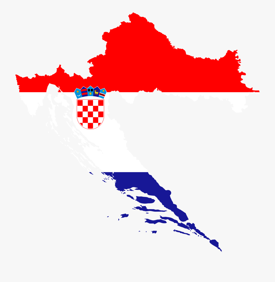 Transparent Map Clipart Png - Croatia Map Clipart, Transparent Clipart