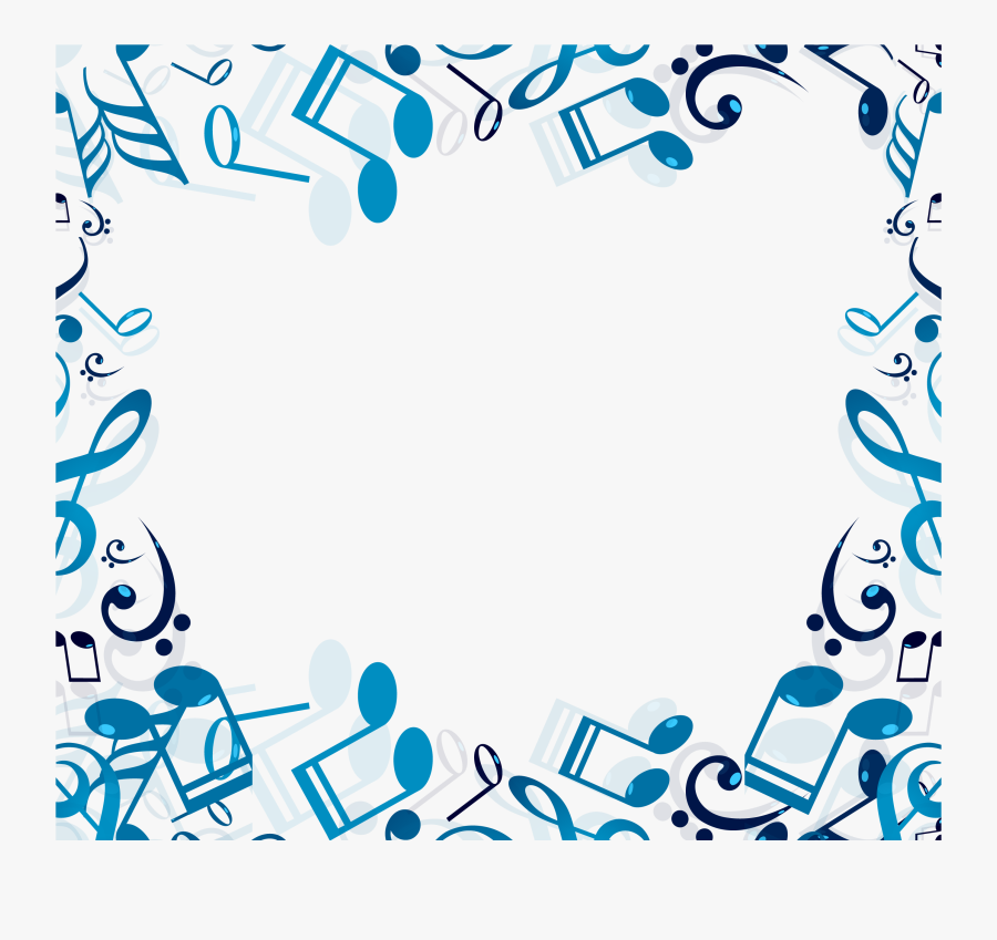 Musical Note Clip Art - Musical Note Border Png, Transparent Clipart