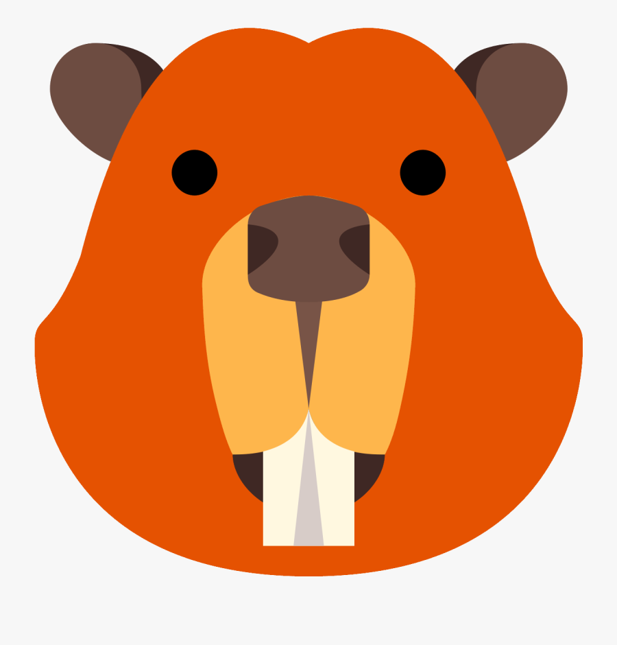 Beaver Clipart Nose - Beaver Icon, Transparent Clipart
