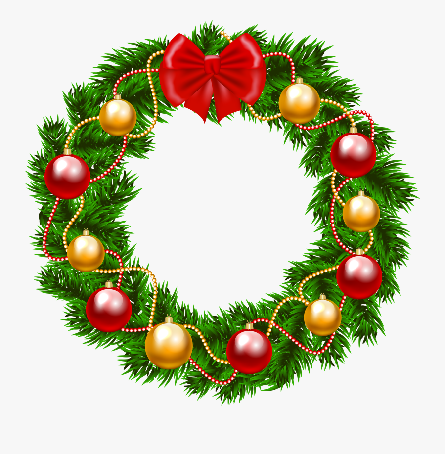 Christmas Wreath Png Clipart Image Christmas Wreath Png Transparent Free Transparent Clipart Clipartkey
