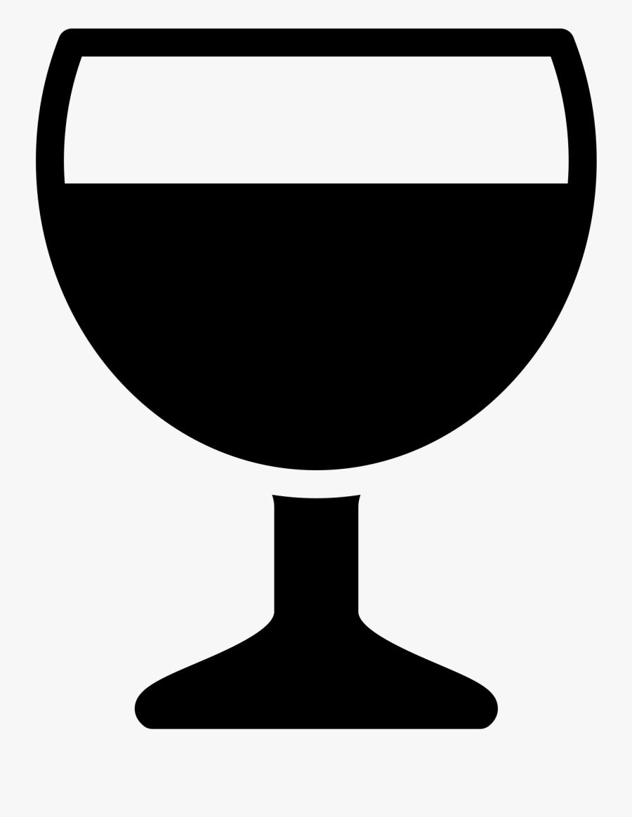 Wine Glass Filled Icon Clipart , Png Download, Transparent Clipart