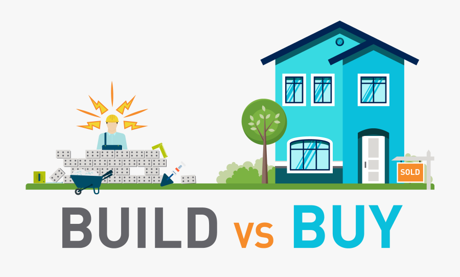 House Construction Clipart - New Vs Resale Home, Transparent Clipart