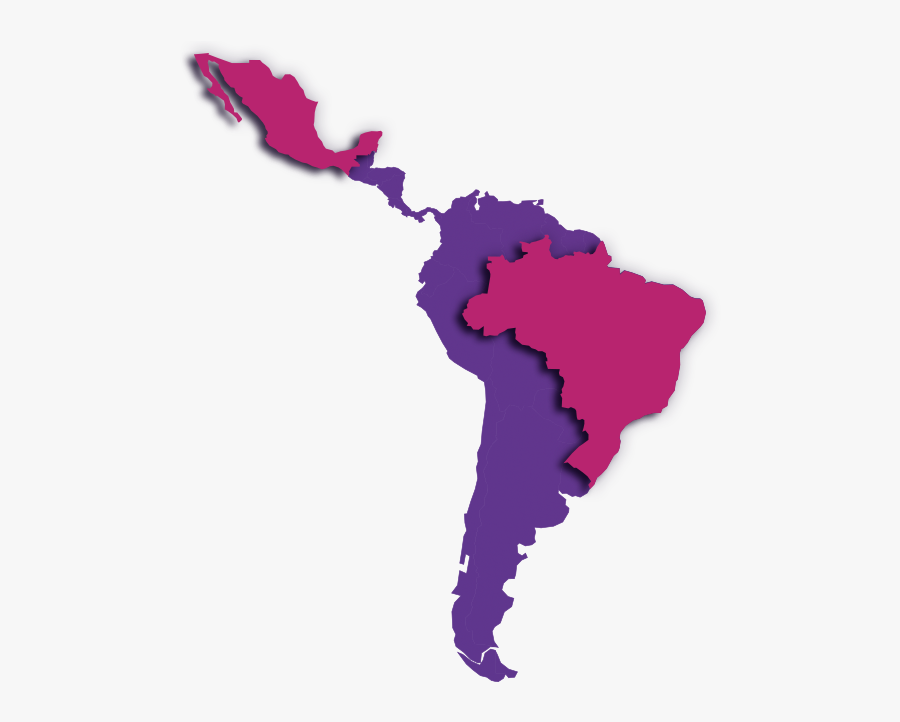 Latin America Map Clipart , Png Download - Latin America Icon Png, Transparent Clipart