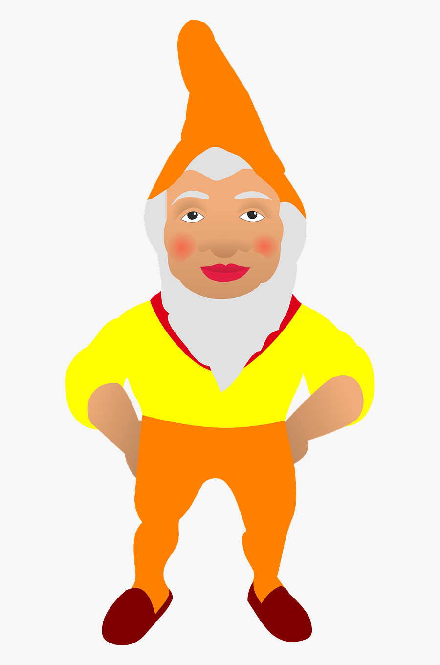 Gnome Dwarf Leprechaun Cartoon Png Image - Garden Gnome Clipart, Transparent Clipart