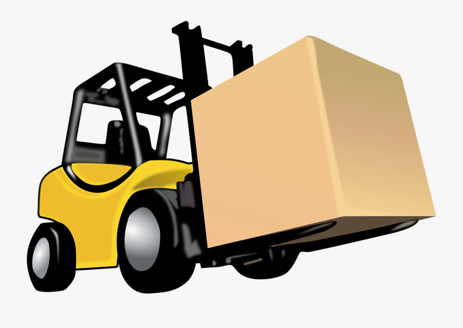 Forklift Lift Truck Industrial - Clipart Forklift Trucks, Transparent Clipart
