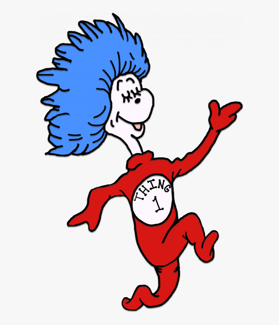 Thing 1 Dr Seuss, Transparent Clipart