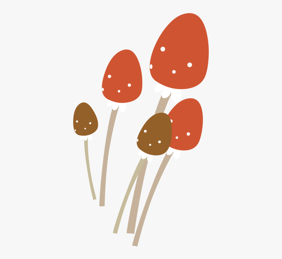 Line,mushroom,chicken And Mushroom Pie - Animasi Jamur Tiram Png, Transparent Clipart