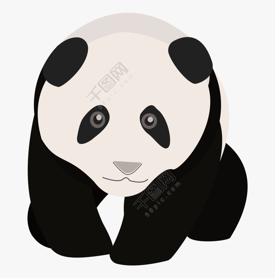Giant Panda, Transparent Clipart