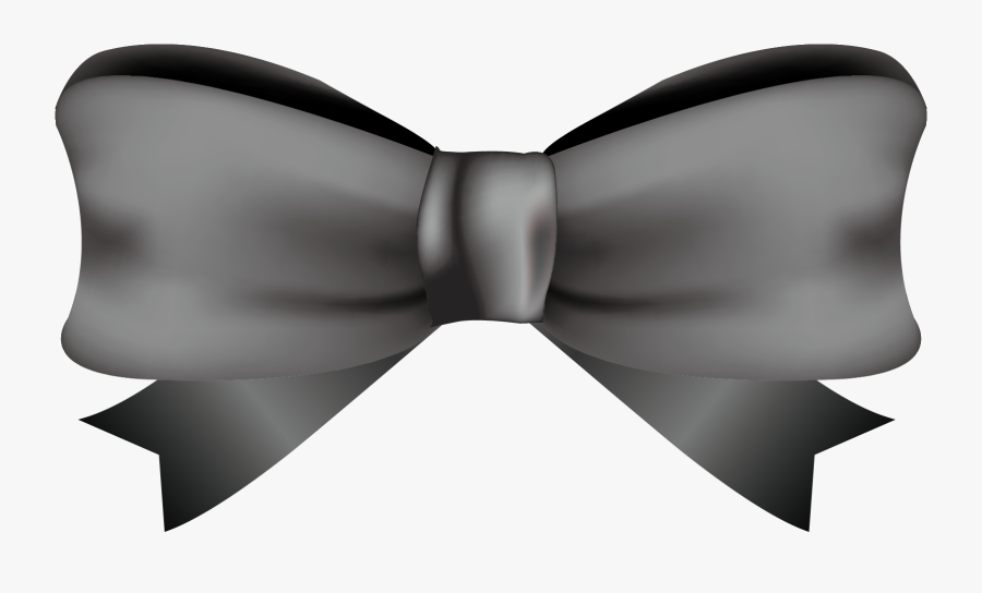 And Bowknot Shoelace Bow Black Knot Tie Clipart - Satin, Transparent Clipart