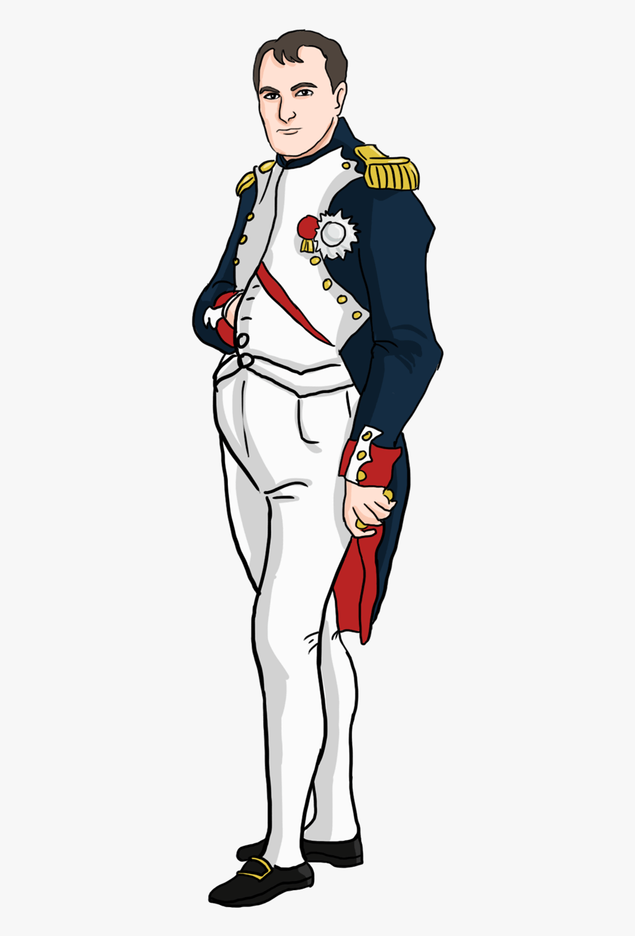 Napoleón De Pie Clipart - Napoleone Bonaparte Png, Transparent Clipart