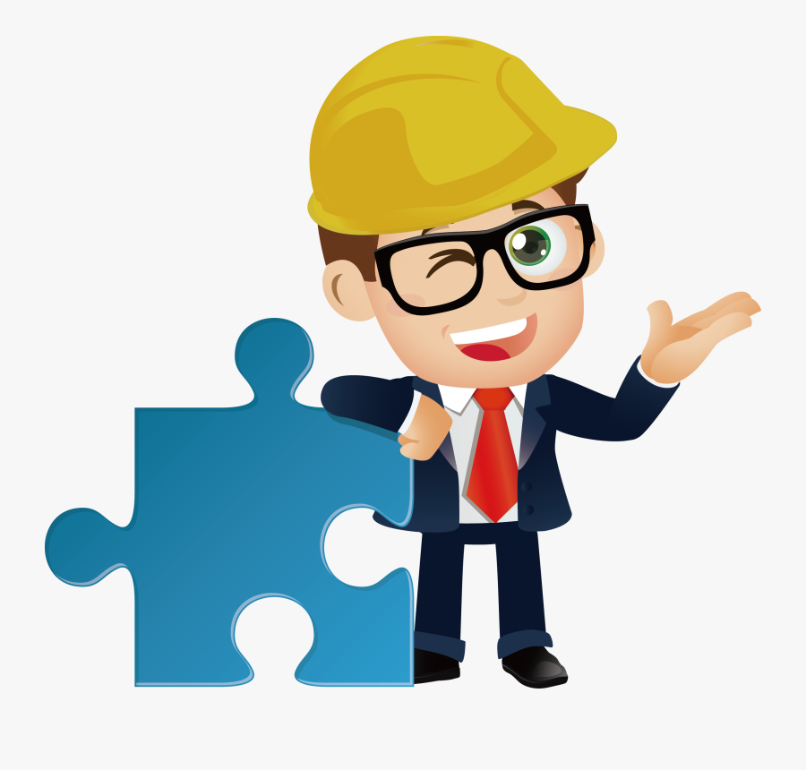Transparent Construction Clip Art - Engineer Cartoon, Transparent Clipart